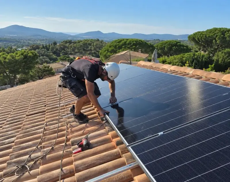 Installateur panneaux solaires Sainte-Cécile — pose photovoltaïque sur toiture